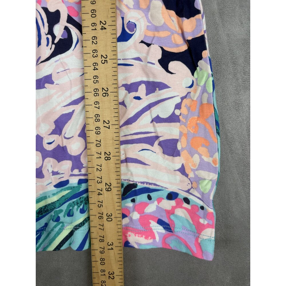 Lilly Pulitzer Off-Shoulder Long Sleeve Dress M - Vibrant Print - Picture 10 of 10